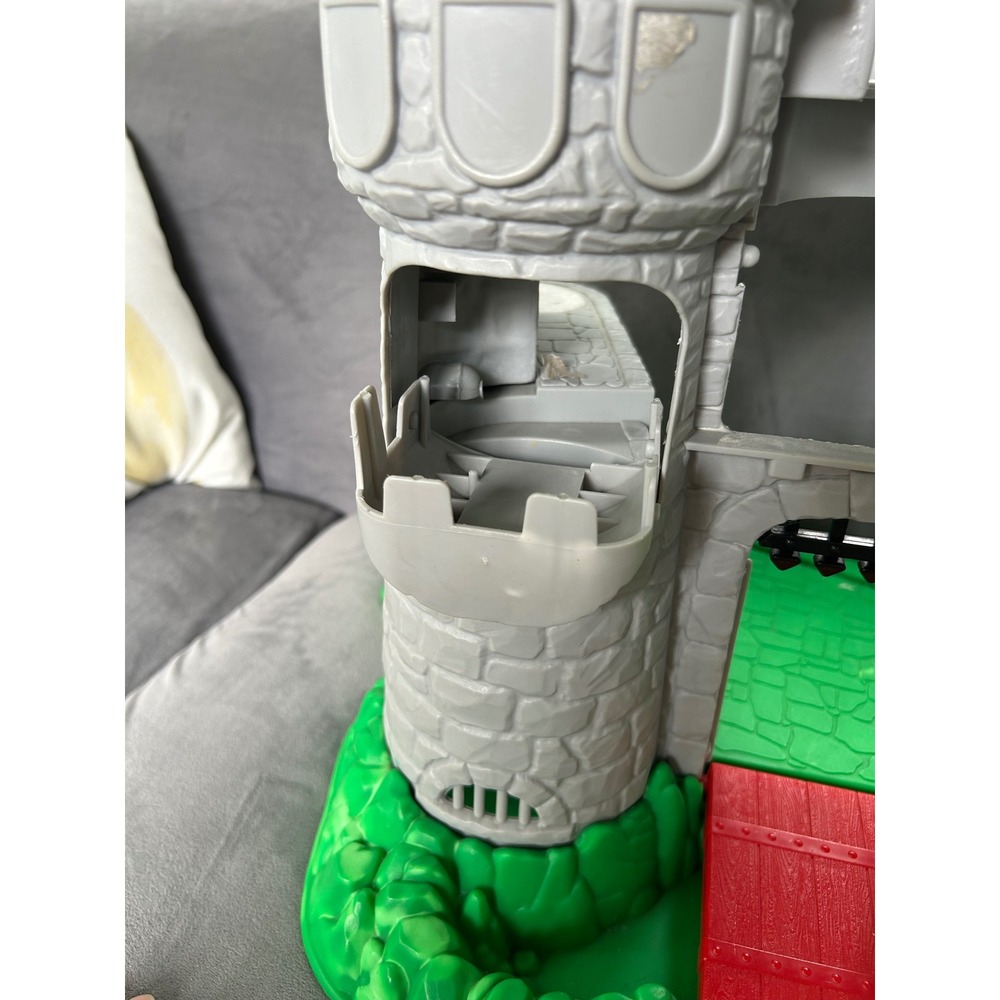 Fisher-Price Great Adventures Castle Playset Vintage Grey Green 1994 - Picture 4 of 7
